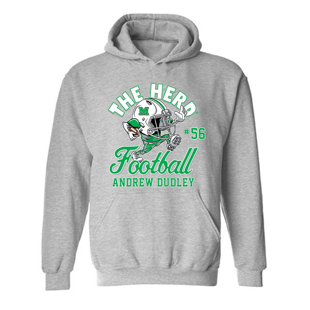 Marshall - NCAA Football : Andrew Dudley - Hooded Sweatshirt-0