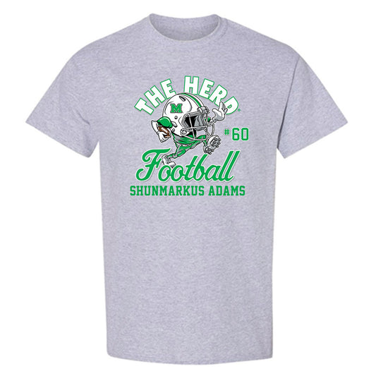 Marshall - NCAA Football : Shunmarkus Adams - T-Shirt-0