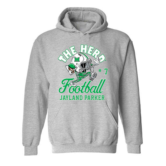 Marshall - NCAA Football : Jayland Parker - Hooded Sweatshirt-0