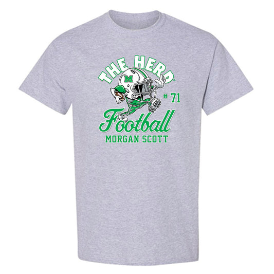 Marshall - NCAA Football : Morgan Scott - T-Shirt-0