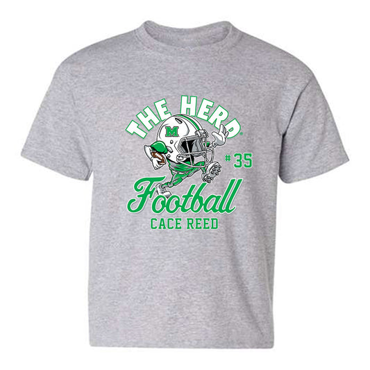Marshall - NCAA Football : Cace Reed - Youth T-Shirt-0