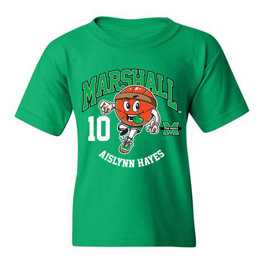 Marshall - NCAA Women's Basketball : Aislynn Hayes - Youth T-Shirt Fashion Shersey