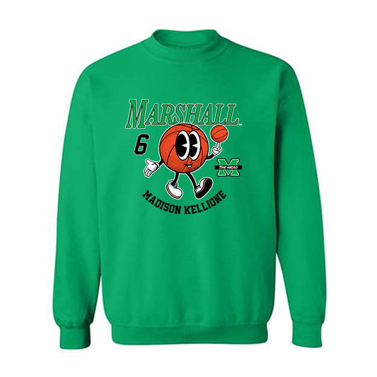 Marshall - NCAA Women's Basketball : Madison Kellione - Fashion Shersey Crewneck Sweatshirt