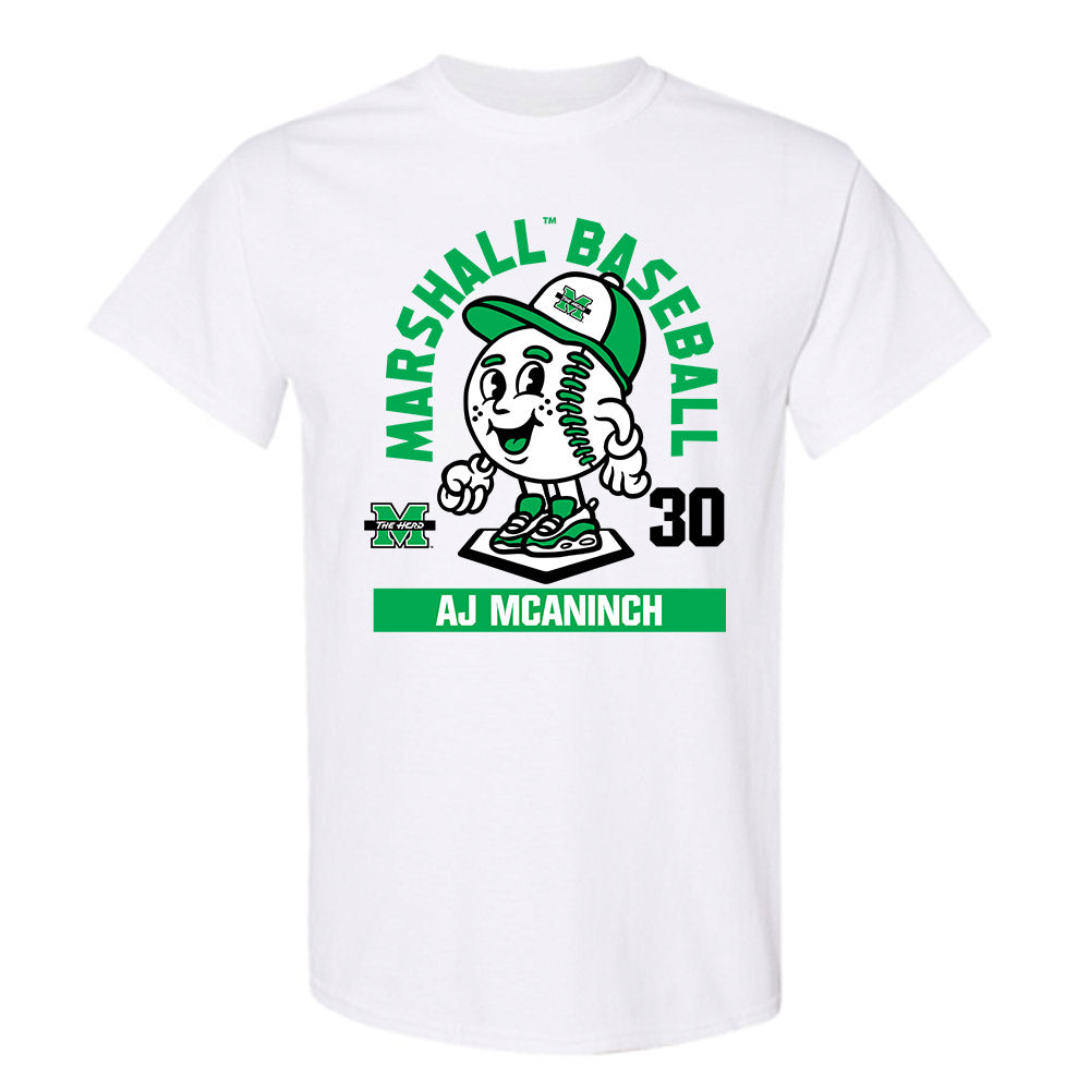 Marshall - NCAA Baseball : AJ McAninch - Fashion Shersey T-Shirt