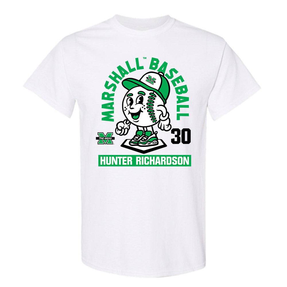 Marshall - NCAA Baseball : Hunter Richardson - Fashion Shersey T-Shirt-0