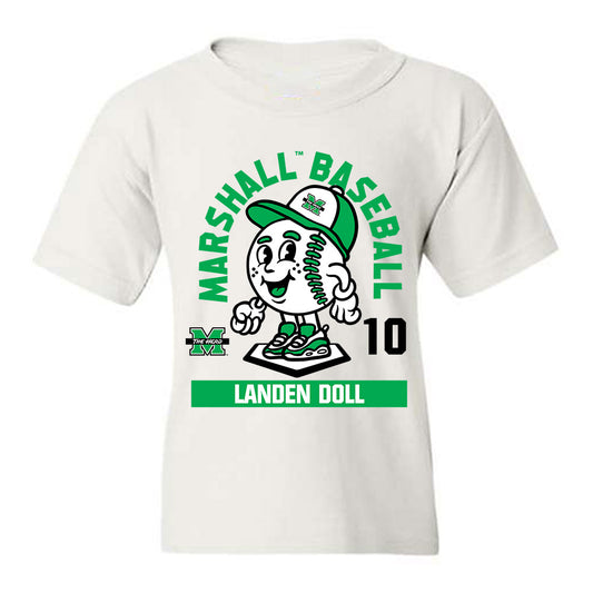 Marshall - NCAA Baseball : Landen Doll - Fashion Shersey Youth T-Shirt-0