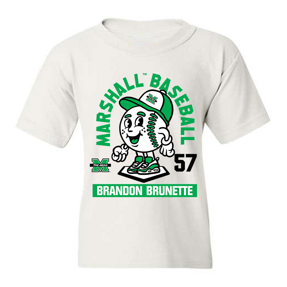 Marshall - NCAA Baseball : Brandon Brunette - Fashion Shersey Youth T-Shirt-0