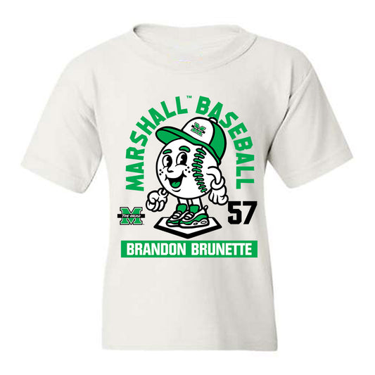 Marshall - NCAA Baseball : Brandon Brunette - Fashion Shersey Youth T-Shirt-0