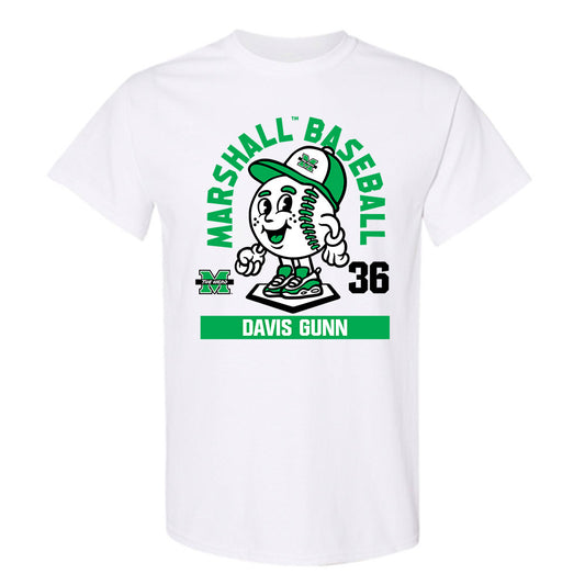 Marshall - NCAA Baseball : Davis Gunn - Fashion Shersey T-Shirt