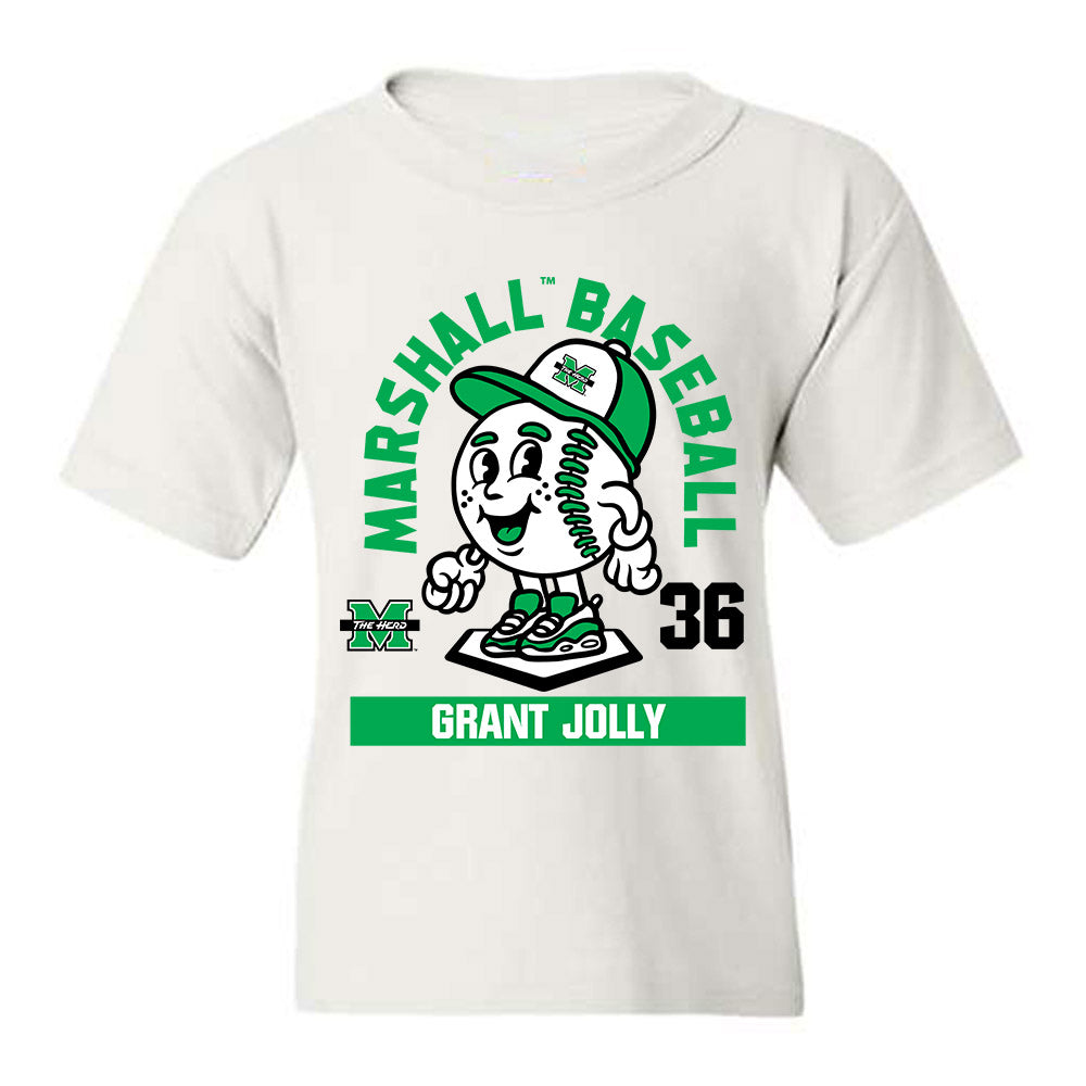 Marshall - NCAA Baseball : Grant Jolly - Fashion Shersey Youth T-Shirt-0