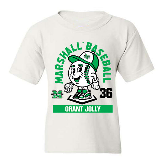 Marshall - NCAA Baseball : Grant Jolly - Fashion Shersey Youth T-Shirt-0