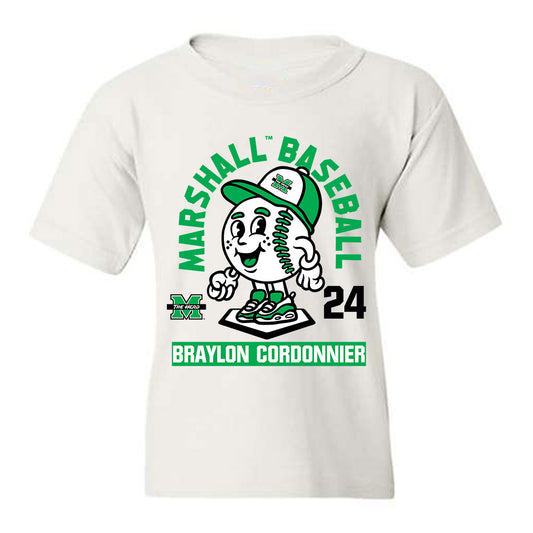 Marshall - NCAA Baseball : Braylon Cordonnier - Fashion Shersey Youth T-Shirt-0