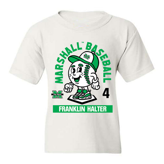 Marshall - NCAA Baseball : Franklin Halter - Fashion Shersey Youth T-Shirt-0