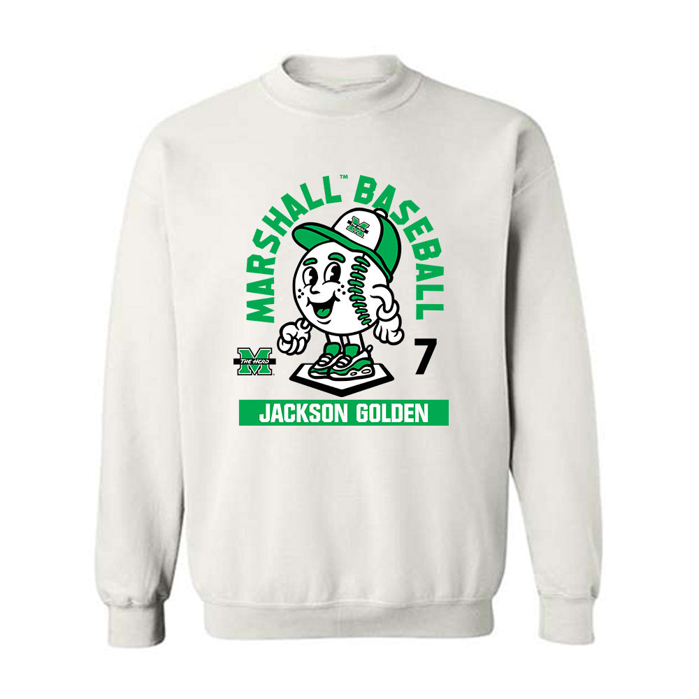 Marshall - NCAA Baseball : Jackson Golden - Fashion Shersey Crewneck Sweatshirt