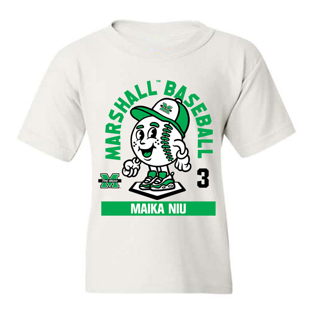 Marshall - NCAA Baseball : Maika Niu - Fashion Shersey Youth T-Shirt