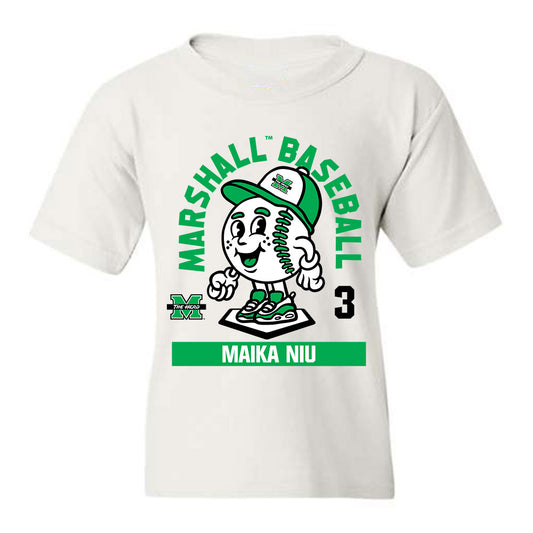 Marshall - NCAA Baseball : Maika Niu - Fashion Shersey Youth T-Shirt