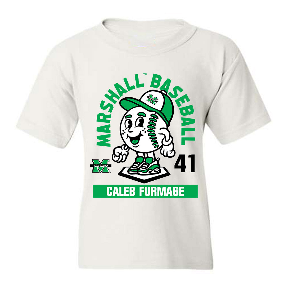 Marshall - NCAA Baseball : Caleb Furmage - Fashion Shersey Youth T-Shirt