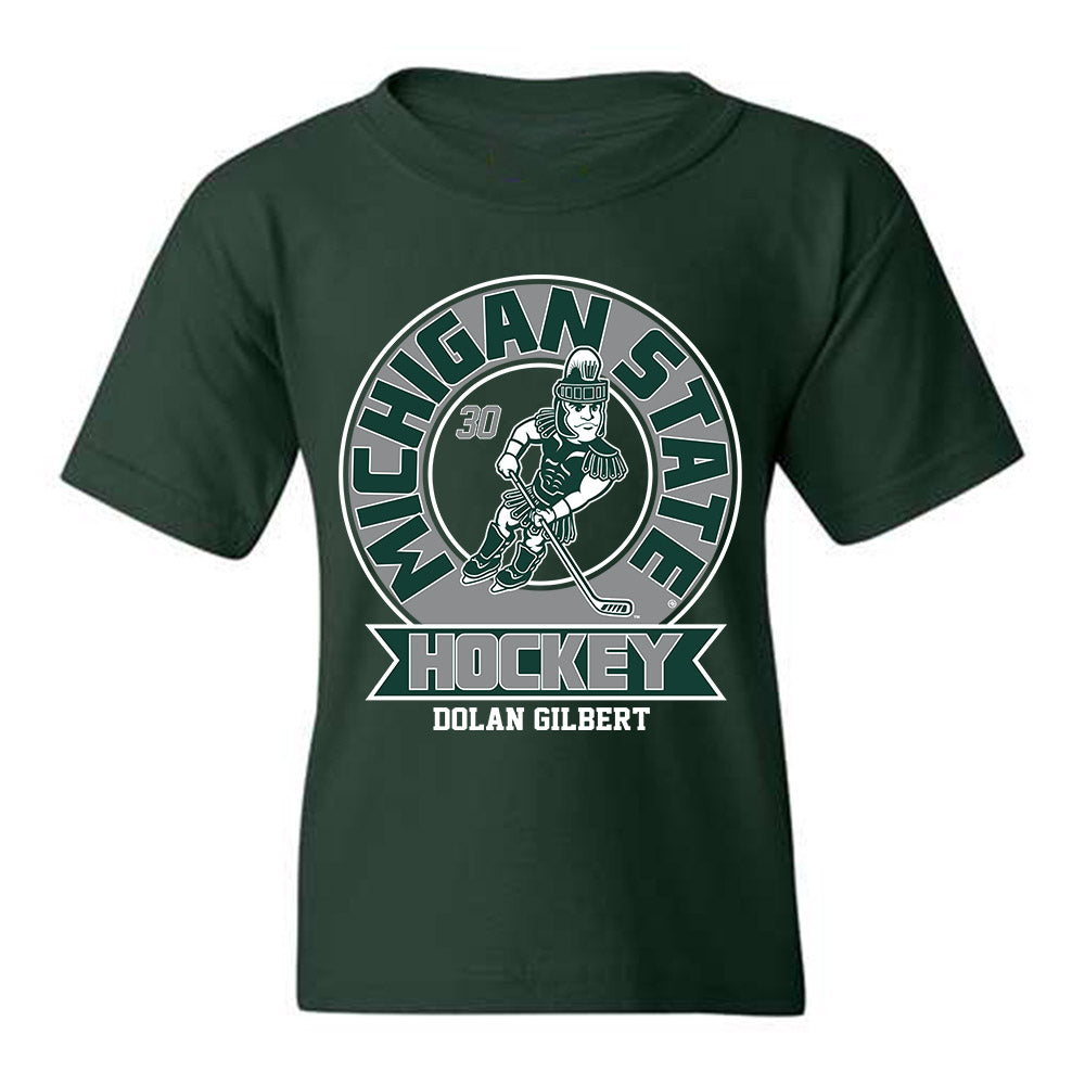 Michigan State - NCAA Men's Ice Hockey : Dolan Gilbert - Fashion Shersey Youth T-Shirt