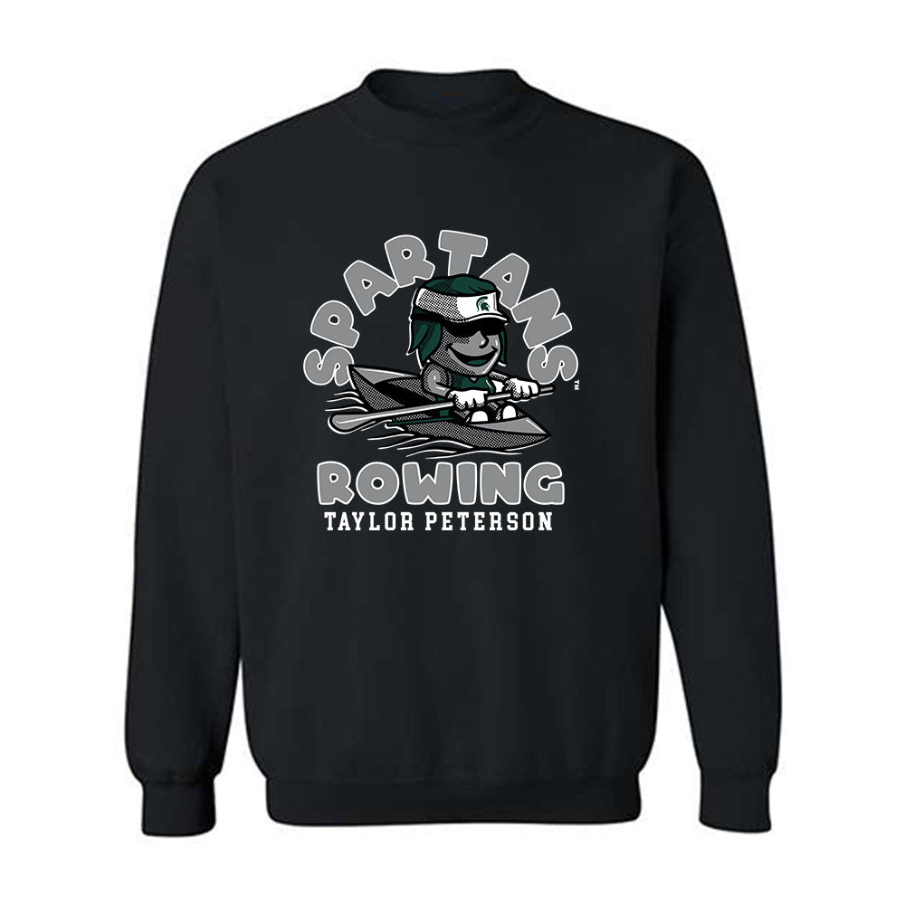 Michigan State - NCAA Women's Rowing : Taylor Peterson - Fashion Shersey Crewneck Sweatshirt-0