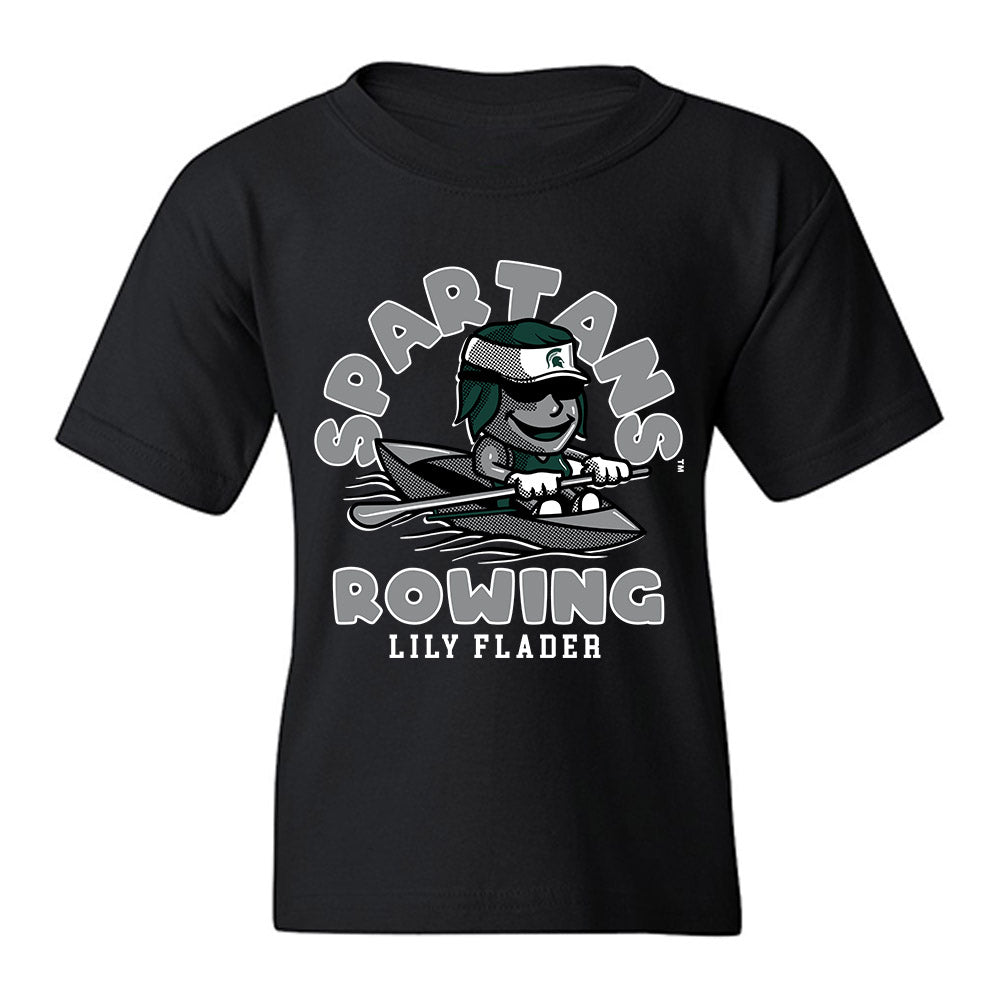 Michigan State - NCAA Women's Rowing : Lily Flader - Fashion Shersey Youth T-Shirt-0