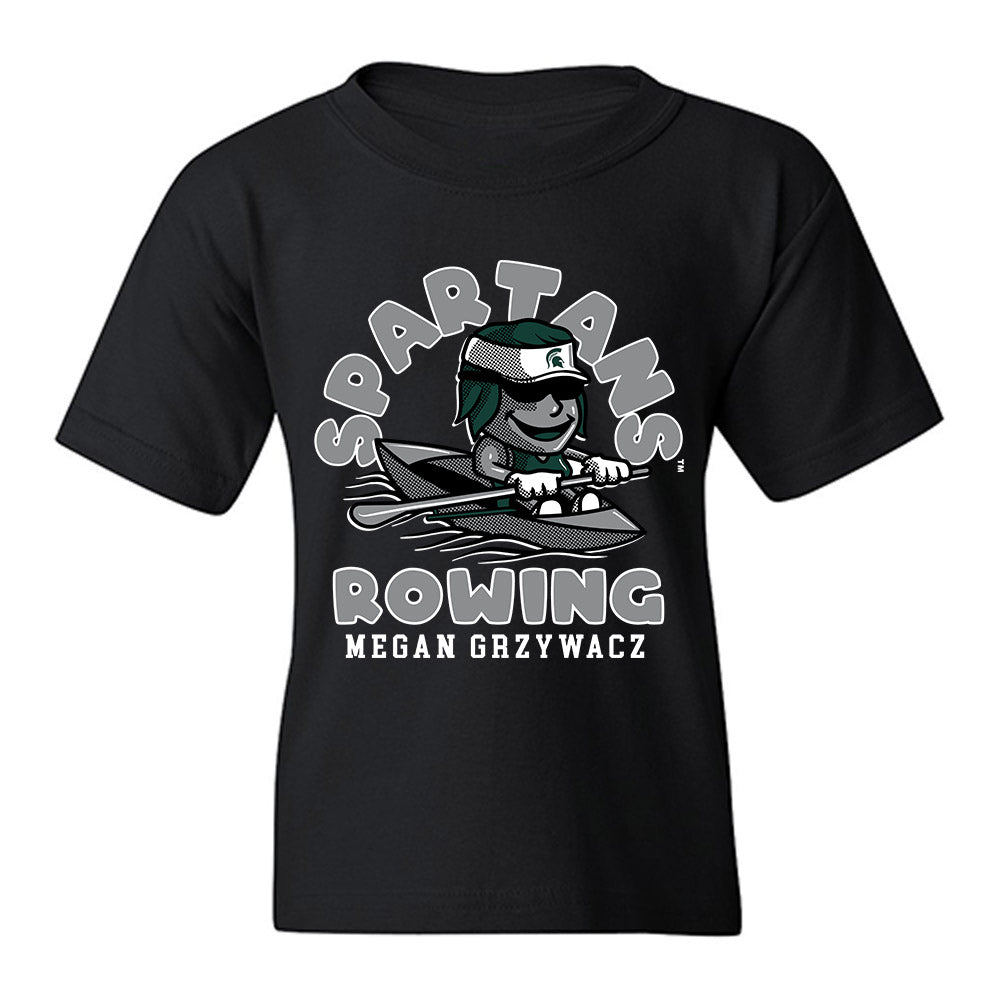 Michigan State - NCAA Women's Rowing : Megan Grzywacz - Fashion Shersey Youth T-Shirt-0