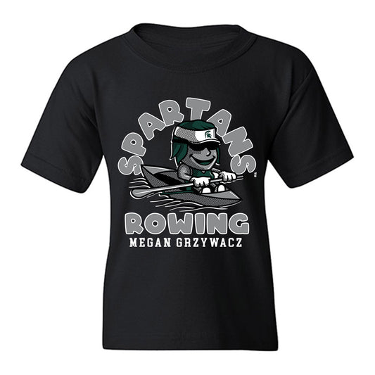 Michigan State - NCAA Women's Rowing : Megan Grzywacz - Fashion Shersey Youth T-Shirt-0