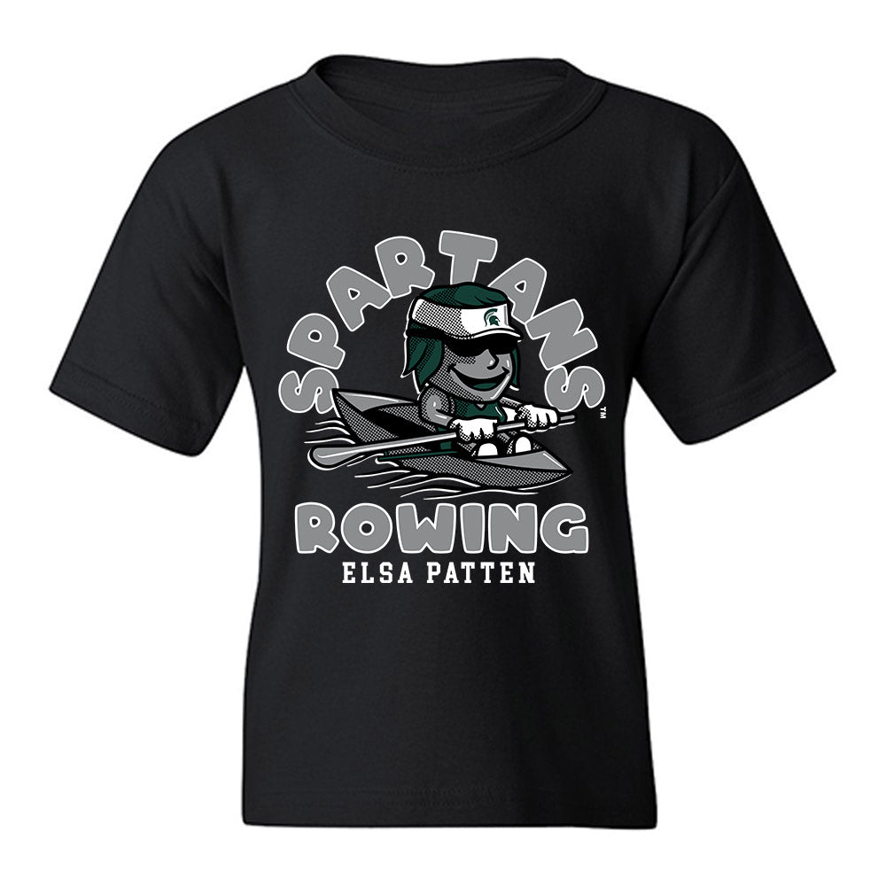 Michigan State - NCAA Women's Rowing : Elsa Patten - Fashion Shersey Youth T-Shirt-0
