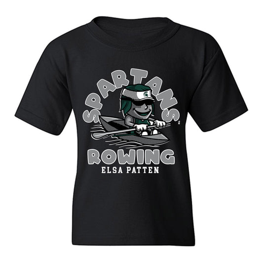 Michigan State - NCAA Women's Rowing : Elsa Patten - Fashion Shersey Youth T-Shirt-0