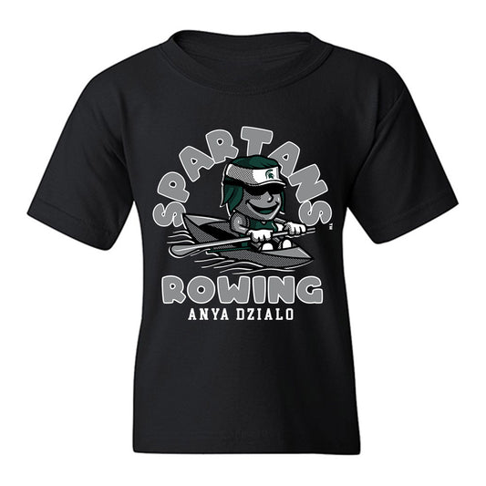 Michigan State - NCAA Women's Rowing : Anya Dzialo - Fashion Shersey Youth T-Shirt-0