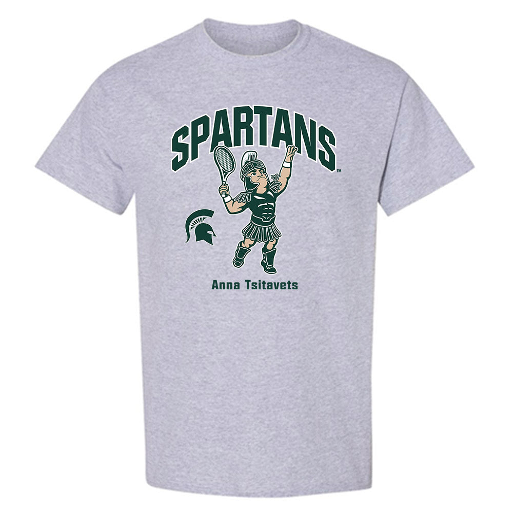 Michigan State - NCAA Women's Tennis : Anna Tsitavets - Fashion Shersey T-Shirt-0