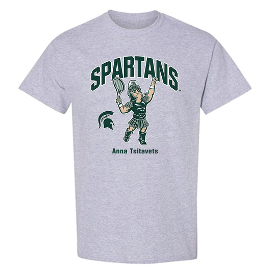 Michigan State - NCAA Women's Tennis : Anna Tsitavets - Fashion Shersey T-Shirt-0