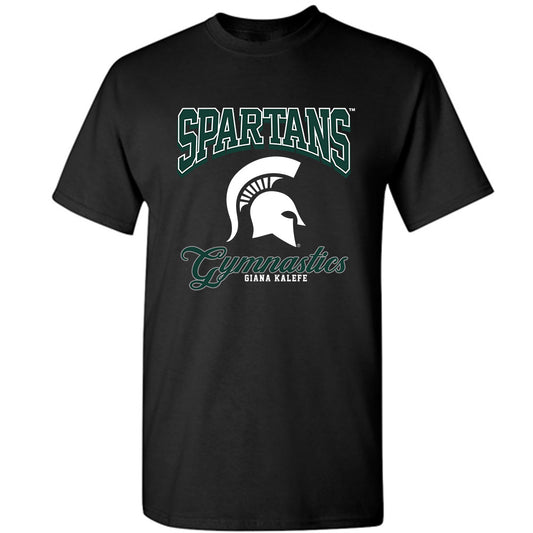 Michigan State - NCAA Women's Gymnastics : Giana Kalefe - Fashion Shersey T-Shirt-0