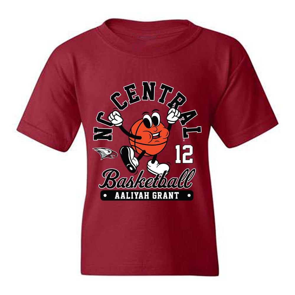 NCCU - NCAA Women's Basketball : Aaliyah Grant - Fashion Shersey Youth T-Shirt-0
