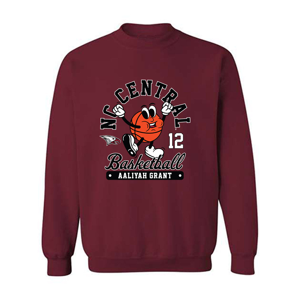 NCCU - NCAA Women's Basketball : Aaliyah Grant - Fashion Shersey Crewneck Sweatshirt-0