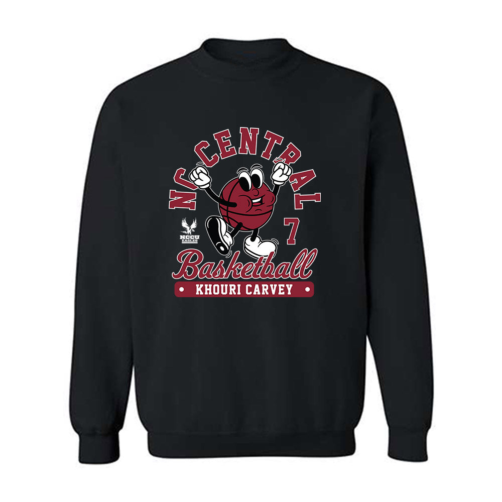 NCCU - NCAA Men's Basketball : Khouri Carvey - Crewneck Sweatshirt-0