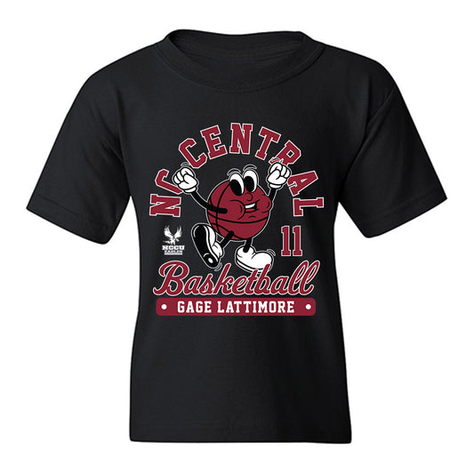 NCCU - NCAA Men's Basketball : Gage Lattimore - Youth T-Shirt-0