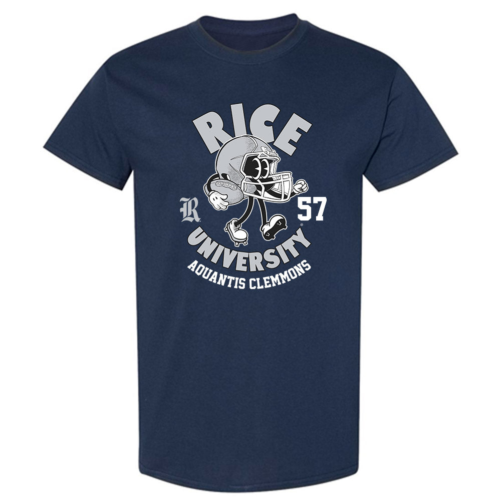 Rice - NCAA Football : Aquantis Clemmons - Fashion Shersey T-Shirt-0