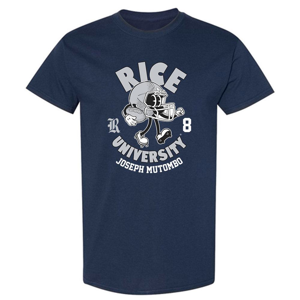 Rice - NCAA Football : Joseph Mutombo - Fashion Shersey T-Shirt-0