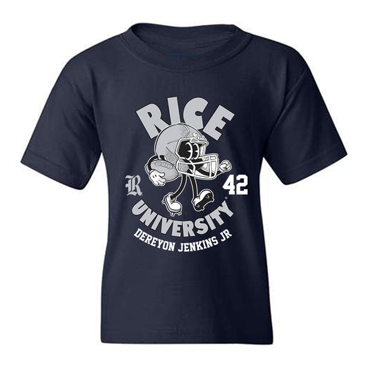 Rice - NCAA Football : DeReyon Jenkins Jr - Fashion Shersey Youth T-Shirt-0