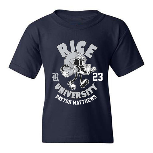 Rice - NCAA Football : Payton Matthews - Fashion Shersey Youth T-Shirt-0