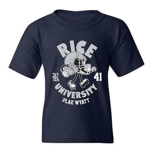 Rice - NCAA Football : Plae Wyatt - Fashion Shersey Youth T-Shirt-0