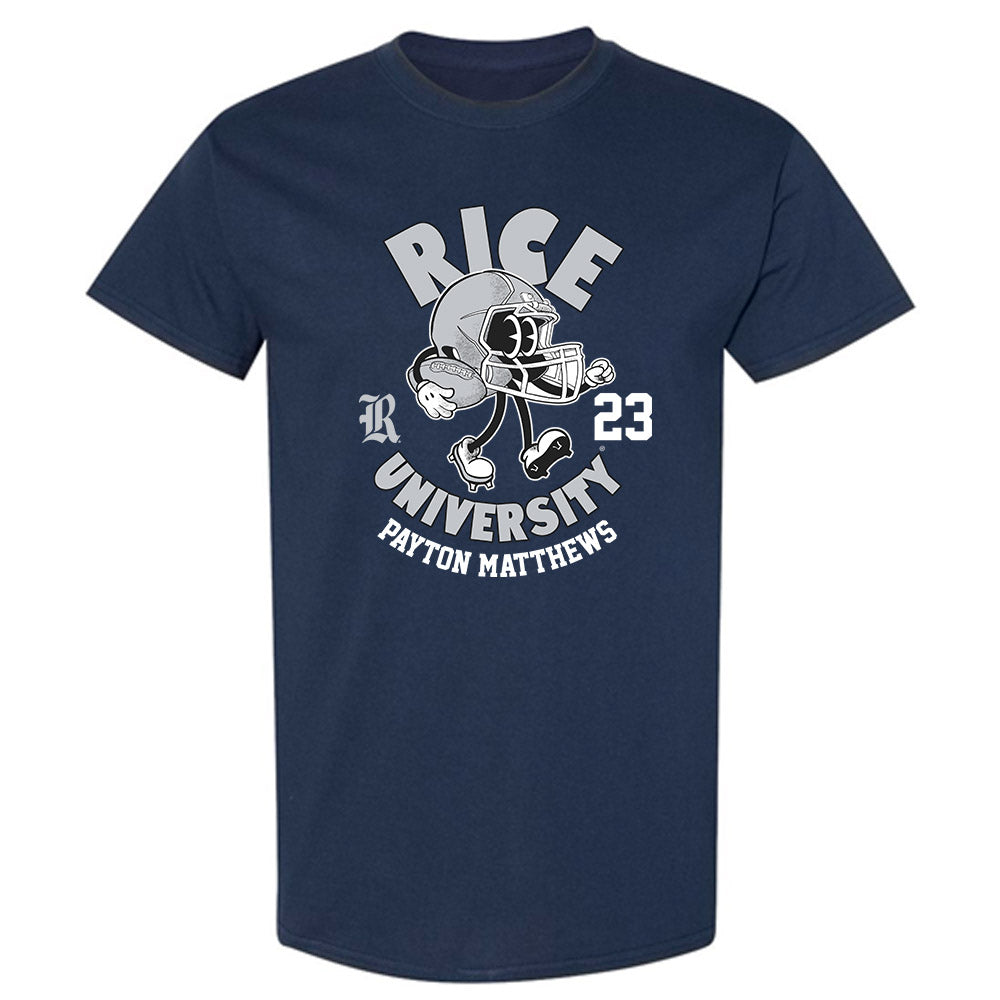 Rice - NCAA Football : Payton Matthews - Fashion Shersey T-Shirt-0