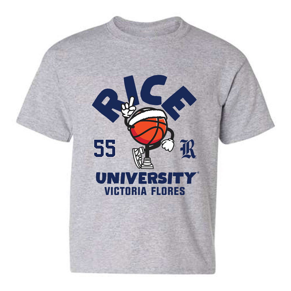 Rice - NCAA Women's Basketball : Victoria Flores - Fashion Shersey Youth T-Shirt