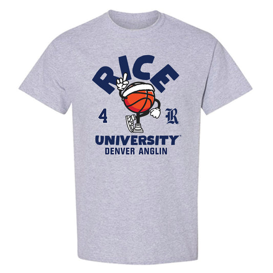 Rice - NCAA Men's Basketball : Denver Anglin - Fashion Shersey T-Shirt-0