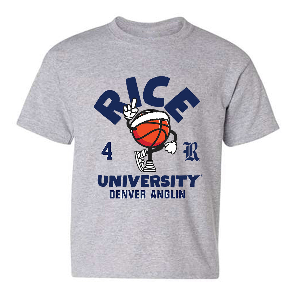 Rice - NCAA Men's Basketball : Denver Anglin - Fashion Shersey Youth T-Shirt-0