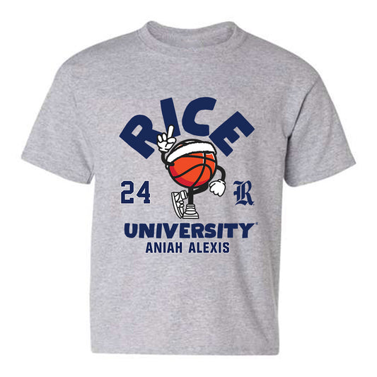 Rice - NCAA Women's Basketball : Aniah Alexis - Fashion Shersey Youth T-Shirt