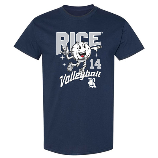 Rice - NCAA Women's Volleyball : Savannah Skopal - Fashion Shersey T-Shirt-0
