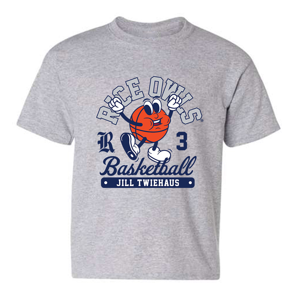 Rice - NCAA Women's Basketball : Jill Twiehaus - Fashion Shersey Youth T-Shirt