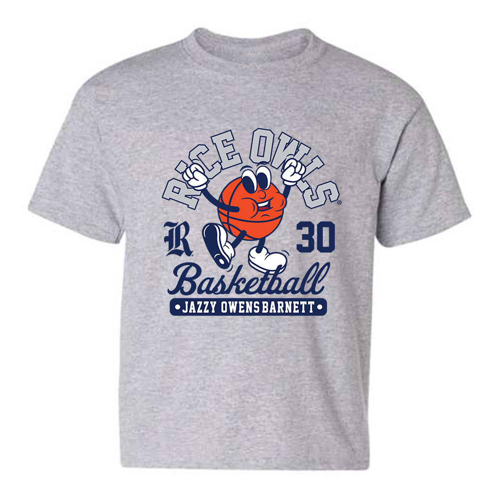 Rice - NCAA Women's Basketball : Jazzy Owens-Barnett - Fashion Shersey Youth T-Shirt