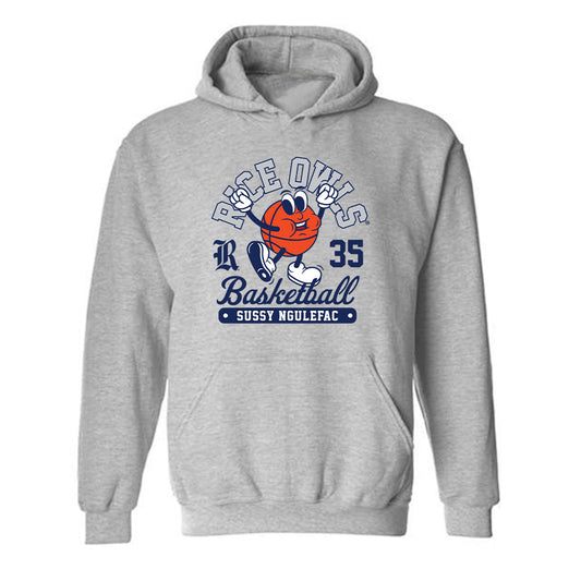 Rice - NCAA Women's Basketball : Sussy Ngulefac - Fashion Shersey Hooded Sweatshirt